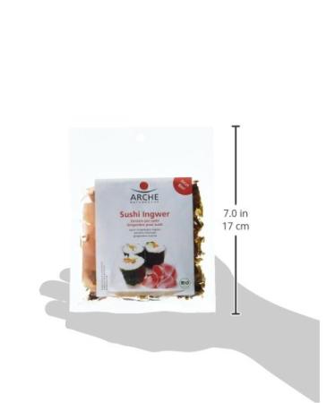 Buy Arche Bio Sushi Ginger 105g - Authentic Organic Pickled Ginger for Sushi & Asian Cuisine - Buy Online on SooperMarket.com