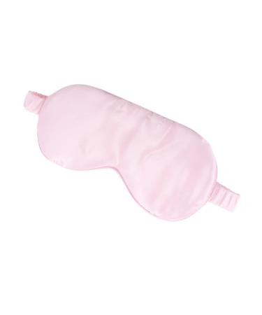 Gatuida Sleep Masks Silk Sleep Eye Mask Silk Blindfold Smooth Soft Eye Mask Adjustable Eye Blinder Travel Eye Cover Adjustable Blinder Shading Eye Patch Sleeping Eye Patch to Sleep Strap 1 Count (Pack of 1) Pink