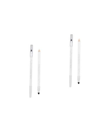 Beavorty 2pcs Lying Silkworm Pen eye shadow pencil double head makeup 1 count (Pack of 1) Whitex2pcs