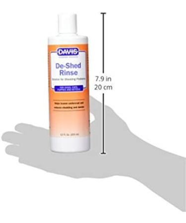Davis De-Shed Pet Rinse 12 oz - Reduce Shedding and Promote Healthy Coat | [Brand Name] - Buy Online on SooperMarket.com