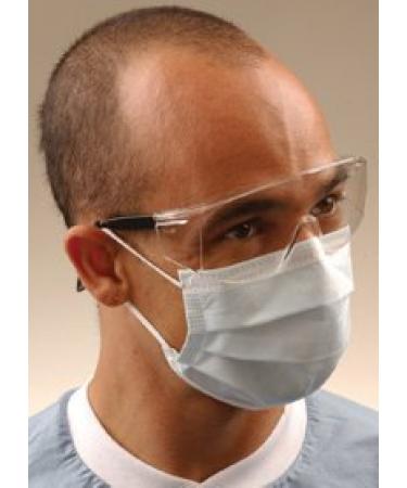 GCICXB PT# GCICXB- Mask Face Isofluid Blue Fog Free LF 40/Bx by, Crosstex International