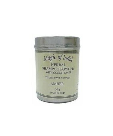 RSGM Magic Of India Herbal Amber Shampoo Powder With Conditioner - 50g