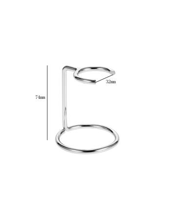 Buy Silver 1 Piece Metal Shaving Brush & Razor Holder - Essential Men's Shaving Tool for Storage & Organization - Buy Online on SooperMarket.com