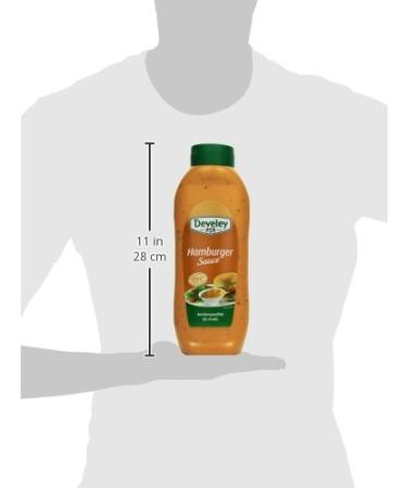 Develey Hamburger Sauce - Pack of 4 (4 x 875 ml) | Premium Flavor for Gourmet Burgers - International Shipping Available - Buy Online on SooperMarket.com