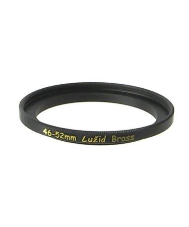 LUID X2 Brass 46mm to 52mm Step Up Filter Ring Adapter 46 52 Luzid