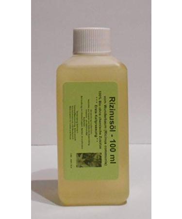 100 ml castor oil from the castor oil plant (Ricinus communis) 100% organic 1st cold pressing without chemical additives