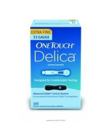 OneTouch Delica Lancets-Gauge 33 ga - Box of 100