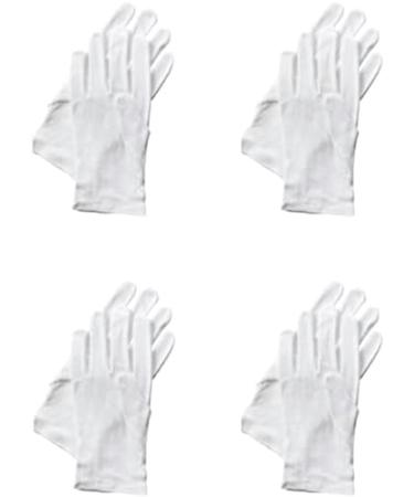 Accessotech 4 Pairs Cotton Gloves White Mens Women Dermatological Moisturising Eczema Cream - Buy Online on SooperMarket.com