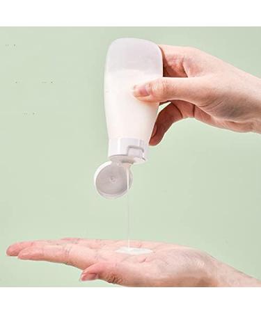 6Pcs 150ml/5oz Clear Plastic Empty Refillable Cosmetic Soft Tubes Squeeze Travel Bottle with Flip Cap Makeup Sample Container Dispenser for Facial Cleanser Shampoo Body Hand Lotion Shower Gel - Buy Online on SooperMarket.com