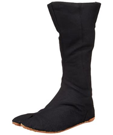 Rikio Fighter Shimebuto Black Jikatabi (Wide Calf Outdoor Tabi) (29.0 JP / 11 US Men)