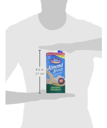 Blue Diamond Almond Breeze Original - Unsweetened - 6 x 946ml - Buy Online on SooperMarket.com
