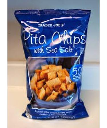 Trader Joe's Pita Chips With Sea Salt ( pack of 1)