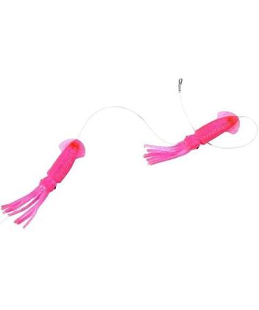 EatMyTackle 9 in. Squid Daisy Chain | 6 ft. Saltwater Fishing Teaser Hot Pink - Buy Online on SooperMarket.com