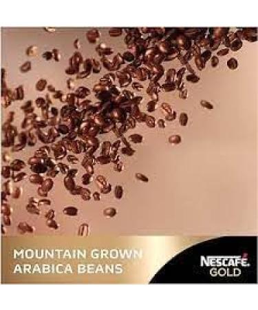 NESCAF Gold Blend Coffee Sachets Individually Wrapped x 30 x 1.8g Sticks - Bundle with Refillable Silver Window Lid Tin and Latte Spoon for Home Travel or Desk - Buy Online on SooperMarket.com