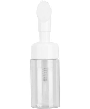 Portable Mousse Foaming Empty Bottle Refillable Travel Dispenser Container for Home Gift(100ML brush head white and transparent) - Buy Online on SooperMarket.com