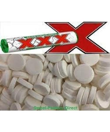 XXX Extra Strong Peppermint Mints - 14 Rolls with TinTastic Silver Refillable Keepsake Tin - Buy Online on SooperMarket.com