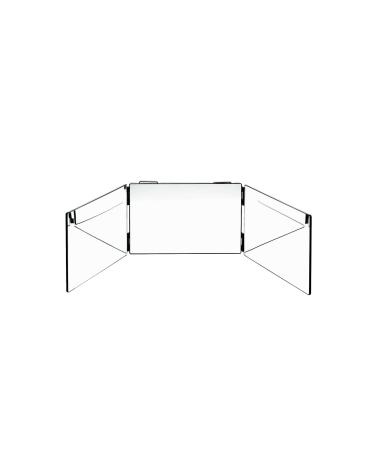 Self-Cut System Travel Version - Three Way Mirror for Self Hair Cutting with Adjustable Height Hooks and Free Mobile App - Buy Online on SooperMarket.com