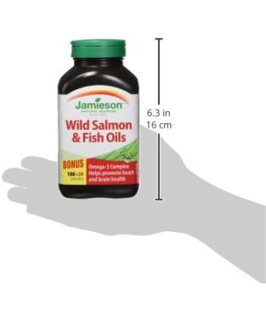 Jamieson Omega-3 Complex Wild Salmon and Fish Oils 1 000 mg - Buy Online on SooperMarket.com