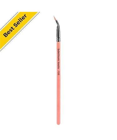 Bdellium Tools Pink Bambu Bent Eyeliner Brush 708 - Precision Eye Makeup Tool - Buy Online on SooperMarket.com