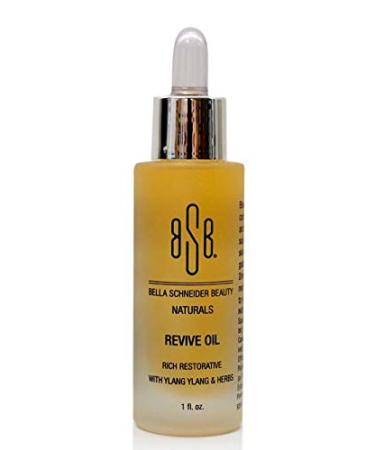 Naturals Revive Oil With Ylang Ylang & Herbs - Skin Oil for Face Body Dry Skin - Nourishing hydrating promotes skin elasticity and stronger fresher better skin - Non GMO