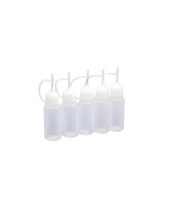 Dajidafu 5pieces Leak-proof Needle Tube Sub-bottling Bottle Precision Glue Application Needle Tip Glue Applicator Bottle