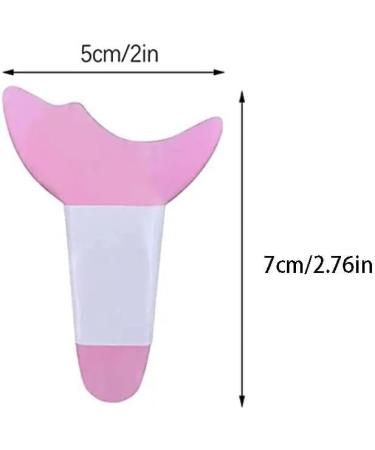 Multifunctional Eye Makeup Aid Crescent Baffle Mascara Eyebrow Tool Eyeliner Shaper Eyeliner Beauty Assistant X6G3 Tool Baffle Pink Size - Buy Online on SooperMarket.com