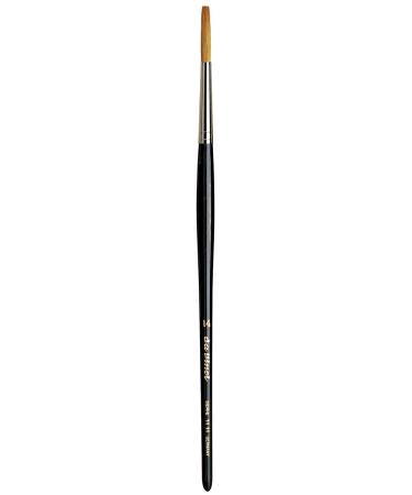 da Vinci Graphic Design Series 1111 Lettering Brush  Straight Edge Tip Kolinsky Red Sable with Black Handle  Size 14 Straight Edge Tip Size 14
