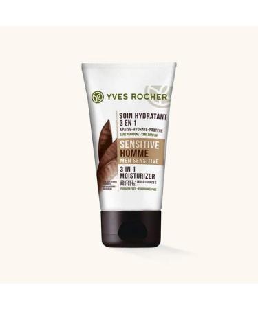 Yves Rocher 3 in 1 Moisturizer Sensitive Care for Men with Aloe Vera 50 ml./1.6 fl.oz.