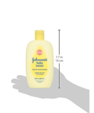 Johnson's Baby Lotion Shea & Cocoa Butter 15 fl oz - Gentle Moisturization for Baby's Soft Skin - Buy Online on SooperMarket.com