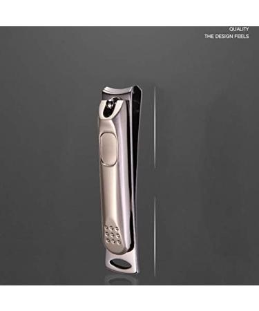 Wispbreeze Stainless Steel Portable Nail Clippers Adult Manicure Scissors with Embedded File Single Manicure Tool - Buy Online on SooperMarket.com