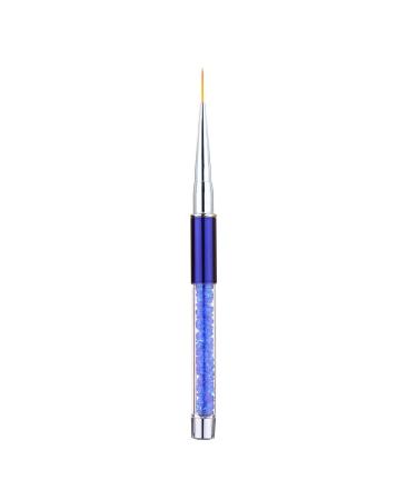 FIOERDTUIE Nail Brush Nails Painting Tool Convenient Fingernail Art Brushes DIY Decoration Accessory Fingernails Pens for Salon Dark blue