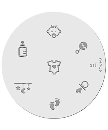 Konad stencil stamping stamping stencil S11