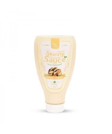 CleanFoods Almost Skinny Sauce White Choco 9 x 425 ml I White Chocolate Sauce e.g. for Pancakes Waffles I Only 17 Calories per 100 g Pack of 9