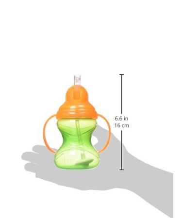 Nuby No-Spill Flip N' Sip Clik-It Cup with 360 Straw 8oz - Multicolor - Buy Online on SooperMarket.com