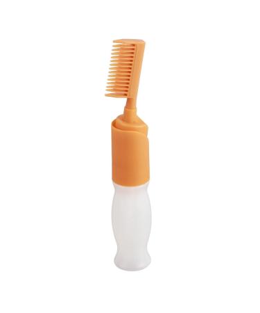 110ml Root Comb Applicator Bottle Hair Dye Bottle with Comb and Graduated Scale for Treatment of Scalp in Hair Salon at Home