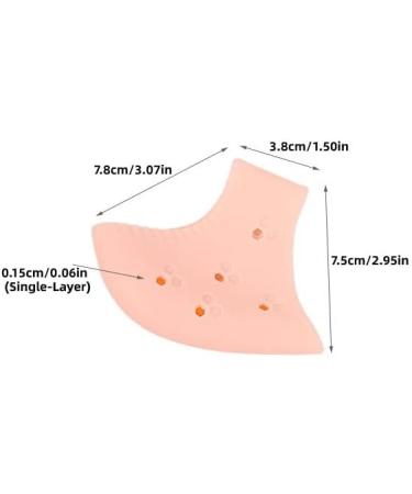 2 Pairs Gel Silicone Heel Cover Protector for Plantar Fasciitis, Orthopedic Bunion Corrector - Foot Pain Relief - Buy Online on SooperMarket.com