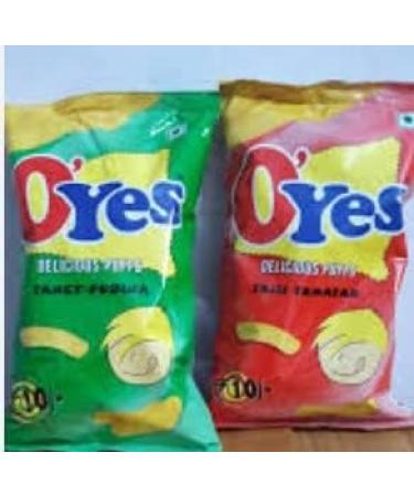 O'Yes Delicious Puffs Perfect for Snacking (Pack Of 4) Delicious Tasty And Twisty Treat Sold By Kidzbuzz (O'Yes Pudina) - Buy Online on SooperMarket.com