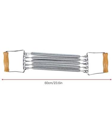 Spring Wall Pulley Chest Expander - Removable Fitness Bands for Muscle Training & Stretching with Wooden Handle - Buy Online on SooperMarket.com
