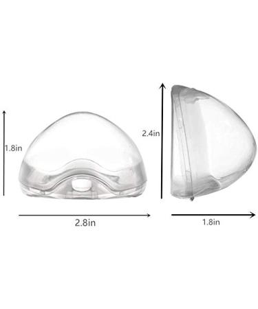 5Pcs Transparent Pacifier Case Holder - BPA-Free Dummy Case for Travel & Home | Durable Nipple Shield Box - Buy Online on SooperMarket.com
