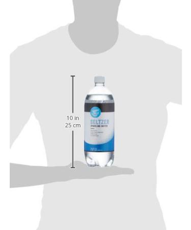 Amazon Brand Happy Belly Seltzer Water 33.8 Ounce (1L) - Refreshing Carbonated Beverage - Buy Online on SooperMarket.com
