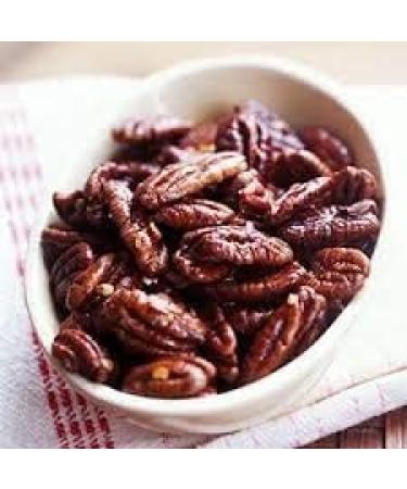 Honey Glazed Praline Cinnamon Georgia Pecans - 1 lb. Non-Dairy Small Batch Roasted Southern Tastiness - Farm Fresh Nuts Brand - Buy Online on SooperMarket.com