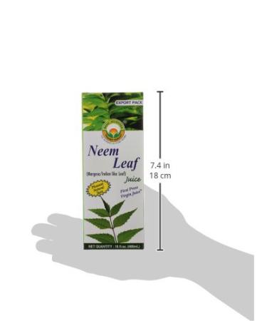 Basic Ayurveda Neem Leaf Juice 16.23 fl oz - Pure Neem Leaf Juice, 480ml (1 Pack) - Buy Online on SooperMarket.com