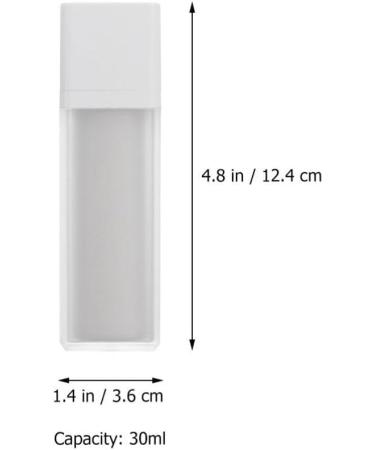Beaupretty 30ml Empty Refillable Airless Pump Bottle Airless Press Pump Bottle Travel Vacuum Bottle Airless Cosmetic Pump Bottle for Cream Lotions - Buy Online on SooperMarket.com