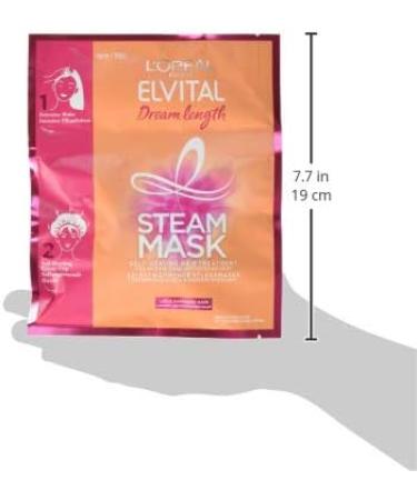 L'Or al Paris Elvital Hair Mask for Long Damaged Hair Anti-Split Ends with Castor Oil Dream Length Steam Mask 1 Piece - Buy Online on SooperMarket.com