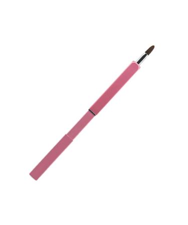 minkissy Makeup Pink Travel Makeup Make up Applicators for Face Makeup Applicators Makeup Brush Tool Lipstick Brush Lipstick Applicator Handy Lip Brush Retractable Metal Rod 9.3*1cm Pink