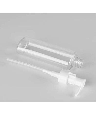 3Pcs 100ml Empty Refillable Clear Plastic Pump Bottle Travel Bottle Make Up Cosmetic Container Dispenser for Lotion Shampoo 100ml/3.4oz - Buy Online on SooperMarket.com