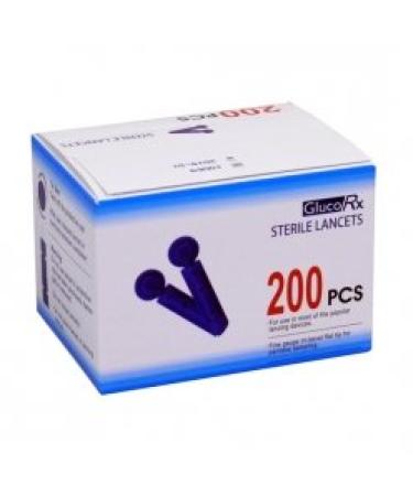 GlucoRX Lancets Sterile (Pack of 200) (3491354)