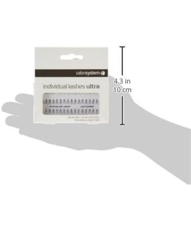 Salon System Individual Bulb Free Ultra Black Short Flare Lashes - Buy Online on SooperMarket.com