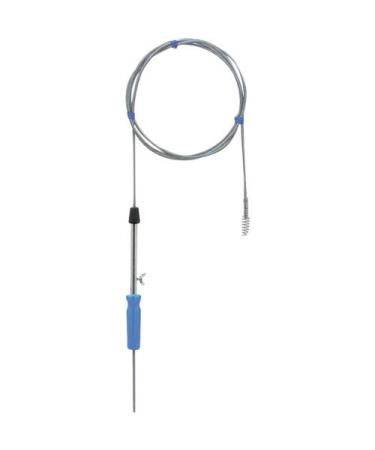 SANEI PR80B-3 Pipe Cleaner Length 9.8 ft (3 m) For Clogging and Cleaning Drains Double Winding Construction Resistant to Breaking Silver 9.8 ft (3 m) 3