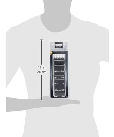 Andis 01380 7pc Snap-On Comb Set for MBA, ML, and SM Model Trimmers - Black - Buy Online on SooperMarket.com